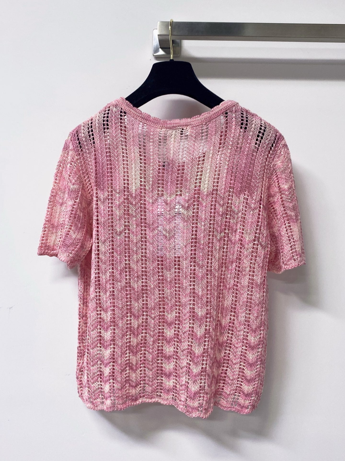 CHANEL 26S SHORT SLEEVE KNIT TOP STYLE 1234