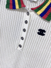 CHANEL 26S POLO SWEATER STYLE 1235