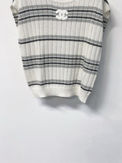 CHANEL 26S SLEEVELESS KNIT TOP 1397