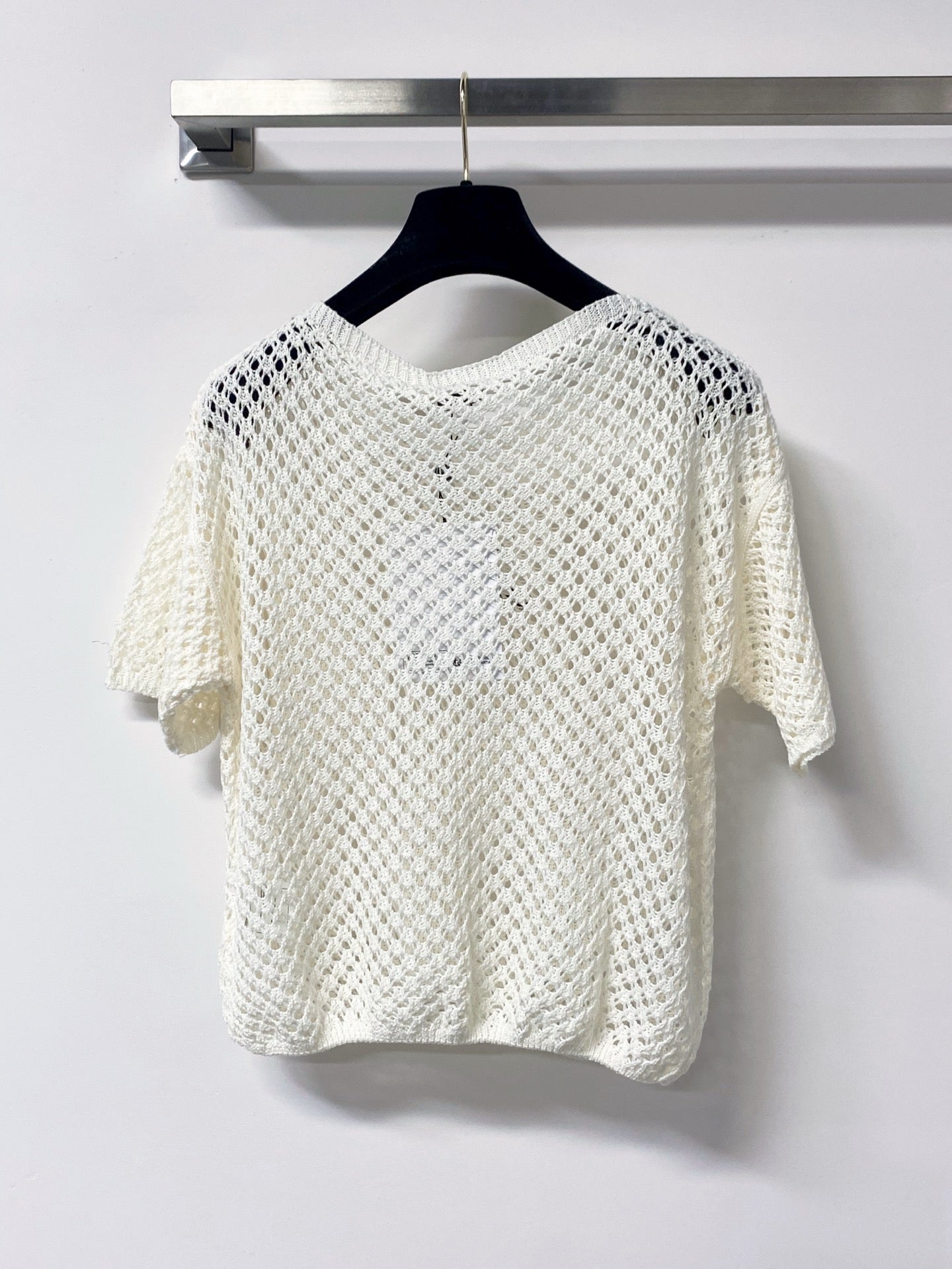 CHANEL 26S SHORT-SLEEVE KNIT TOP 1306