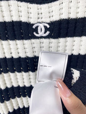 CHANEL 26S STRIPED KNIT DRESS 1297