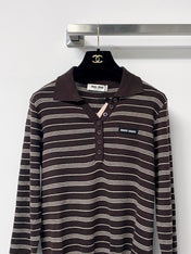MIUMIU 26S KNIT POLO SWEATER 1465