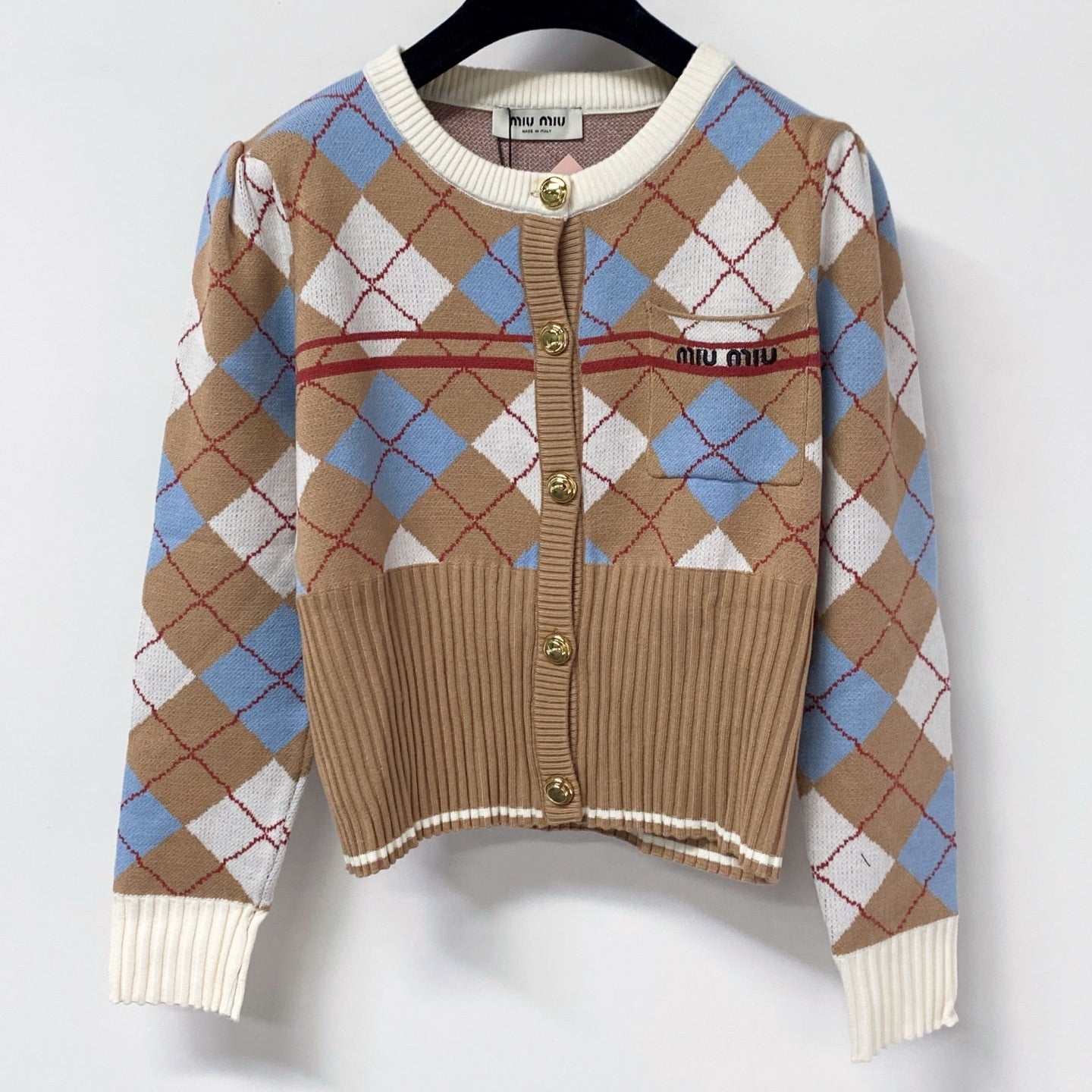 MIUMIU 26S KNIT CARDIGAN 1470
