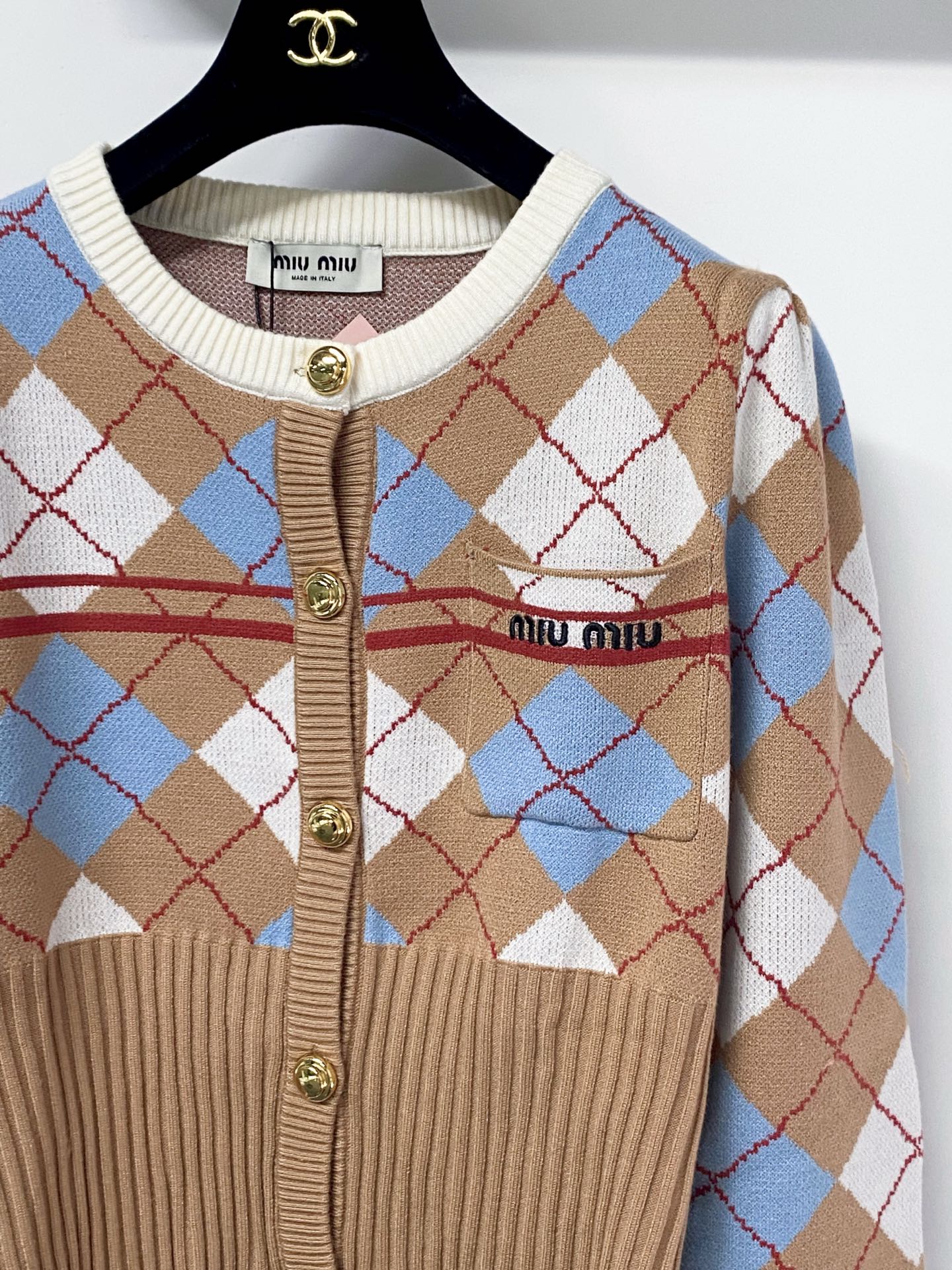 MIUMIU 26S KNIT CARDIGAN 1470