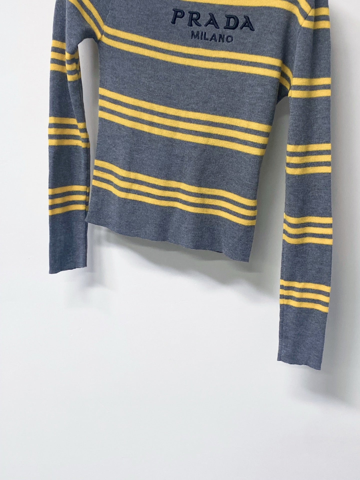 PRADA 26S LONG-SLEEVE KNIT TOP 1132