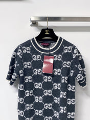 GUCCI 26S SHORT-SLEEVE KNIT SWEATER 528