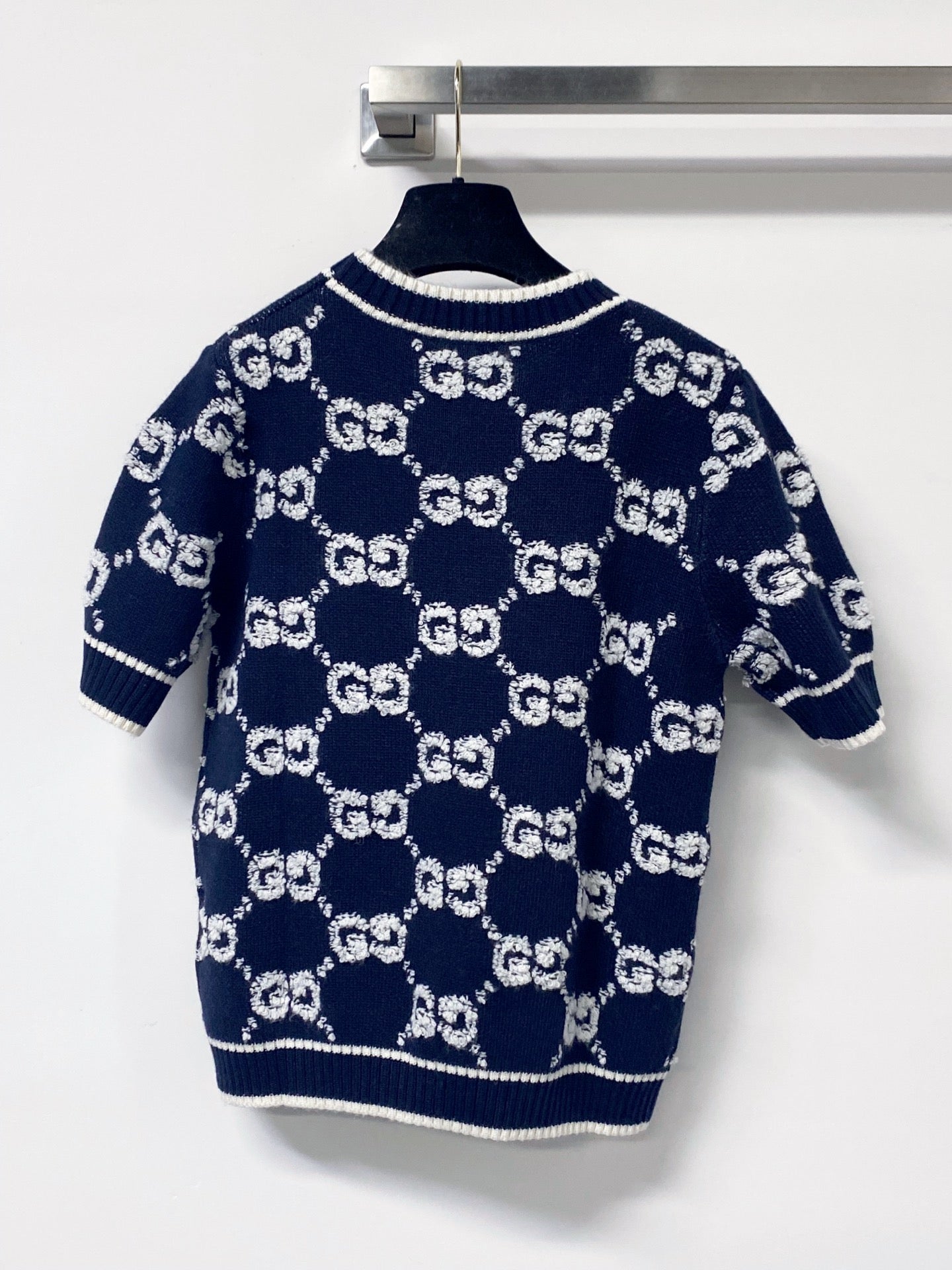 GUCCI 26S SHORT-SLEEVE KNIT SWEATER 527