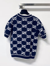 GUCCI 26S SHORT-SLEEVE KNIT SWEATER 527