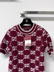 GUCCI 26S SHORT-SLEEVE KNIT SWEATER 526