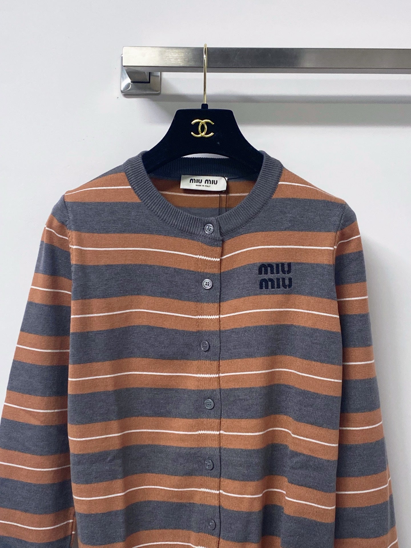 MIUMIU 26S KNIT CARDIGAN AND MINI SKIRT SET 1441