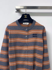 MIUMIU 26S KNIT CARDIGAN AND MINI SKIRT SET 1441