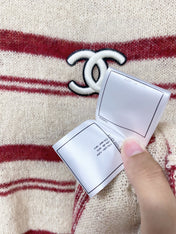 CHANEL 26S STRIPED CREWNECK KNIT SWEATER 1515