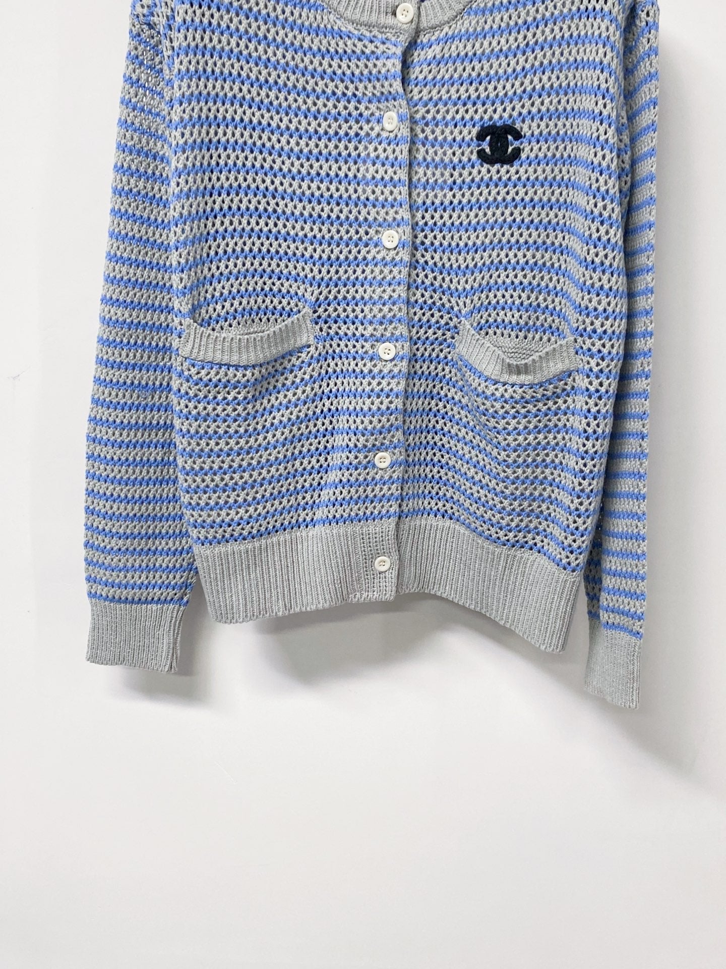 CHANEL 26S CREWNECK KNIT CARDIGAN 1508