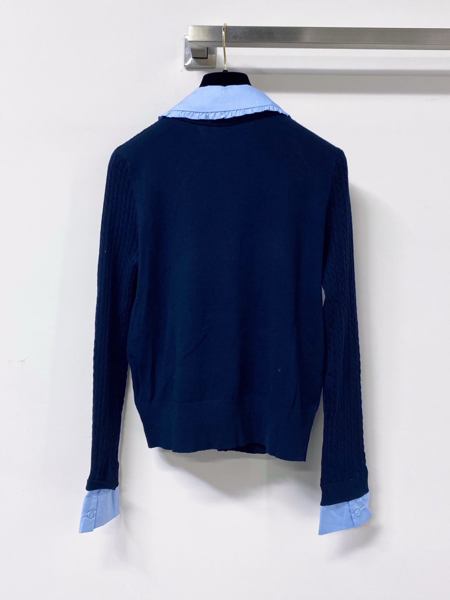 MIUMIU 26S KNIT POLO SWEATER 1336