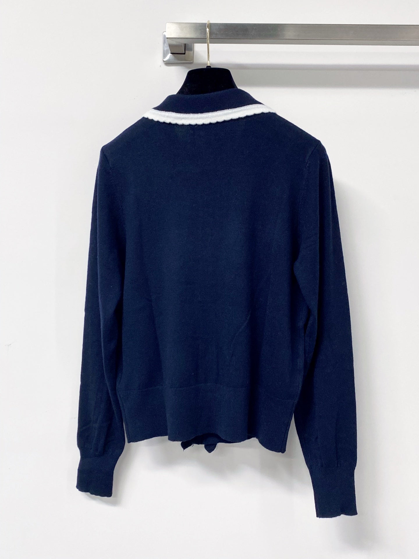 MIUMIU 26S COLLAR RUFFLE CARDIGAN 1334
