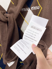 MIUMIU 26S SLEEVELESS KNIT TOP 1326