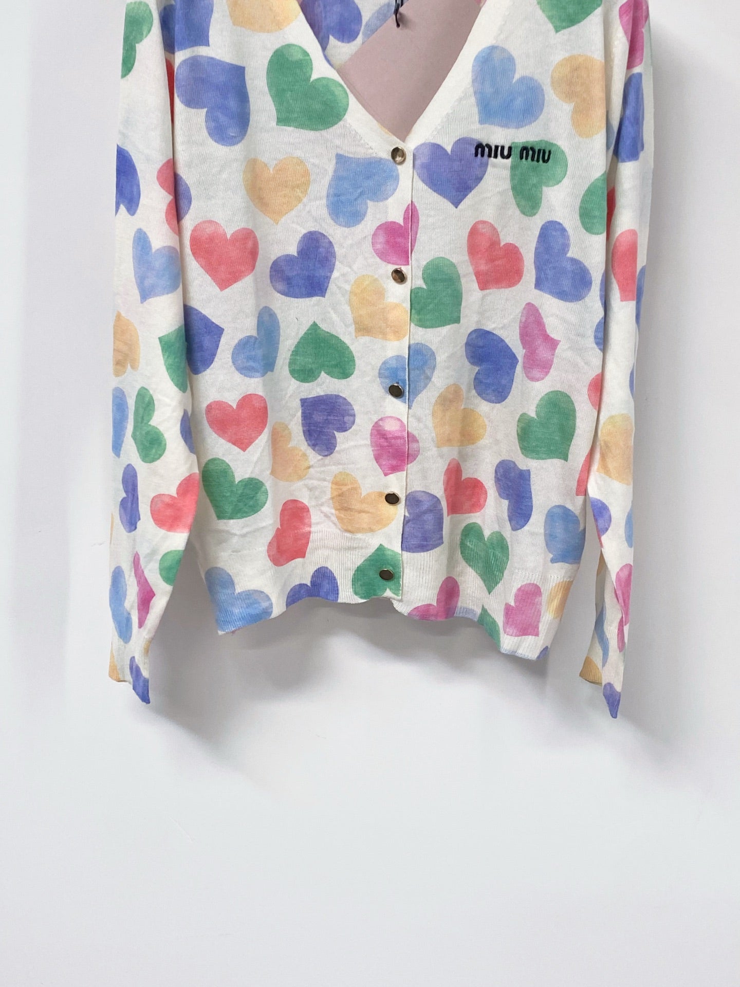 MIUMIU 26S V-NECK CARDIGAN 1327