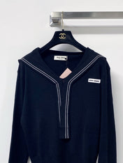 MIUMIU 26S V-NECK KNIT SWEATER 1305