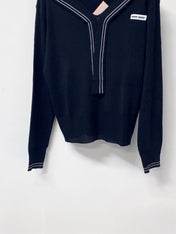 MIUMIU 26S V-NECK KNIT SWEATER 1305