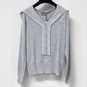 MIUMIU 26S V-NECK KNIT SWEATER 1304