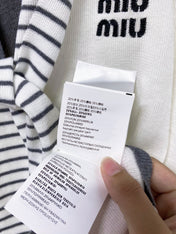 MIUMIU 26S LONG-SLEEVE KNIT TOP 1268