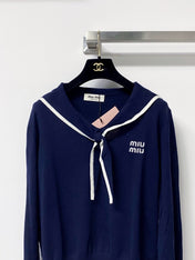 MIUMIU 26S LONG-SLEEVE KNIT SWEATER 1261