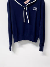 MIUMIU 26S LONG-SLEEVE KNIT SWEATER 1261