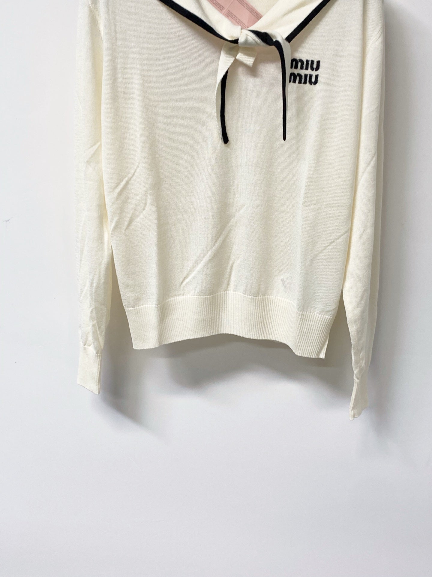 MIUMIU 26S LONG-SLEEVE KNIT SWEATER 1260