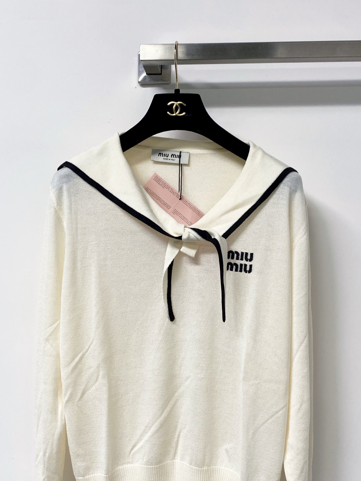 MIUMIU 26S LONG-SLEEVE KNIT SWEATER 1260