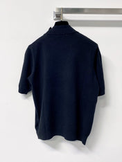 MIUMIU 26S SHORT-SLEEVE KNIT TOP 1424