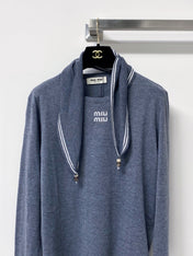MIUMIU 26S LONG-SLEEVE KNIT TOP 1401
