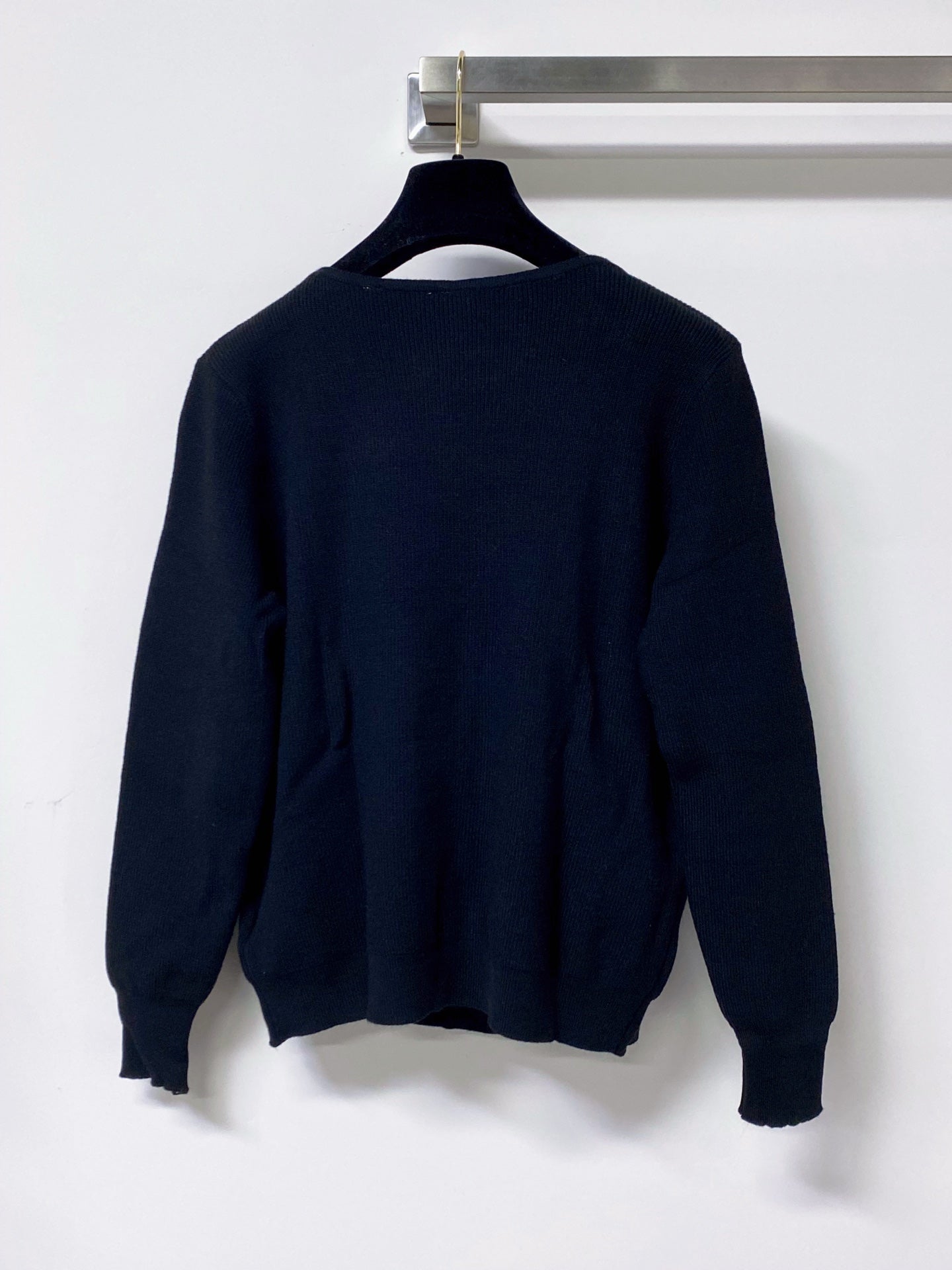 PRADA 26S V-NECK LAYERED KNIT SWEATER 1066