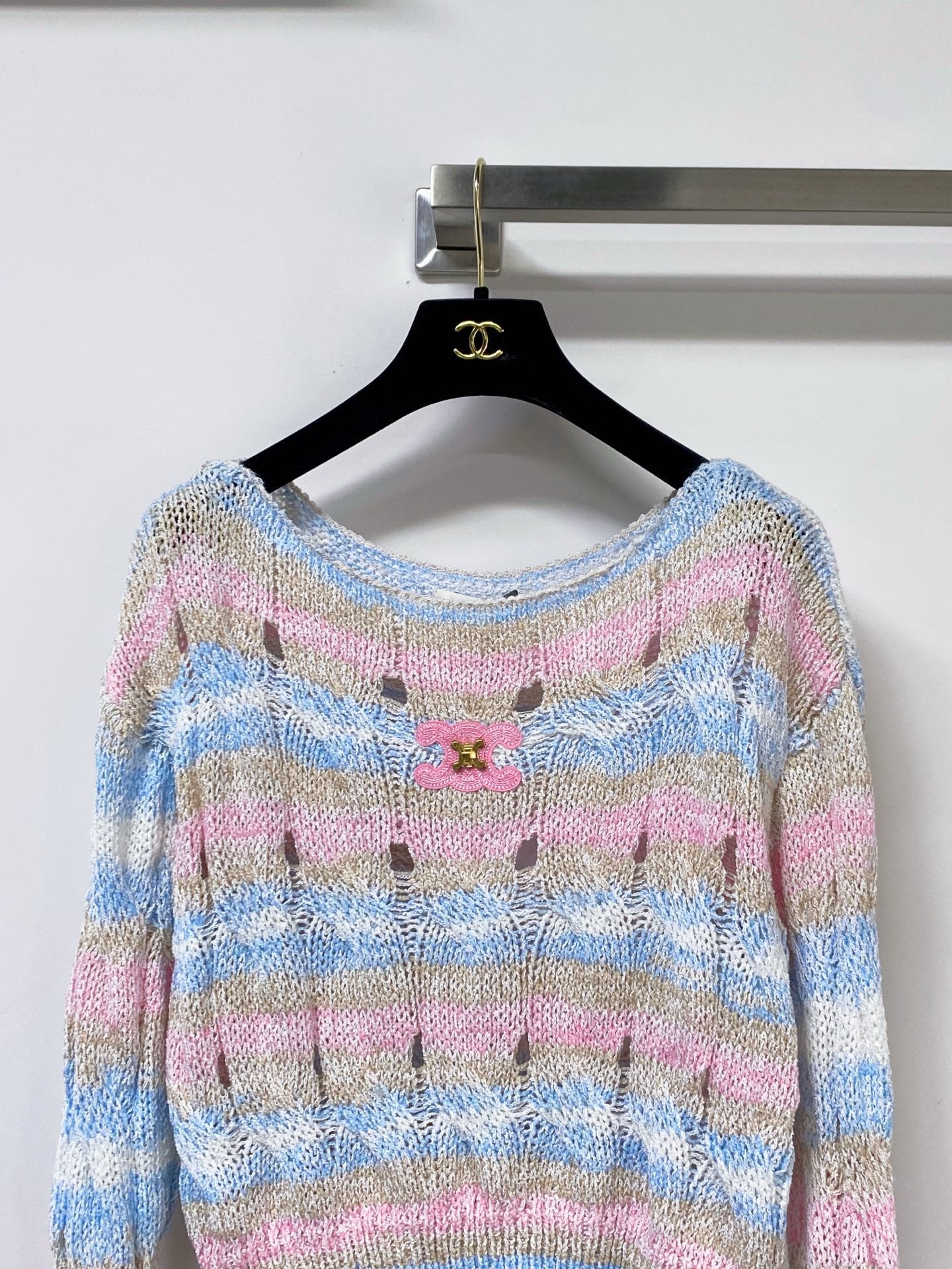CELINE 26S STRIPED KNIT SWEATER 743