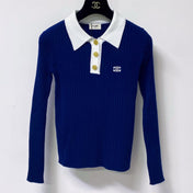 CELINE 26S KNIT POLO TOP 676