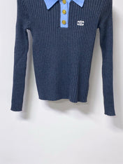 CELINE 26S KNIT POLO TOP 675