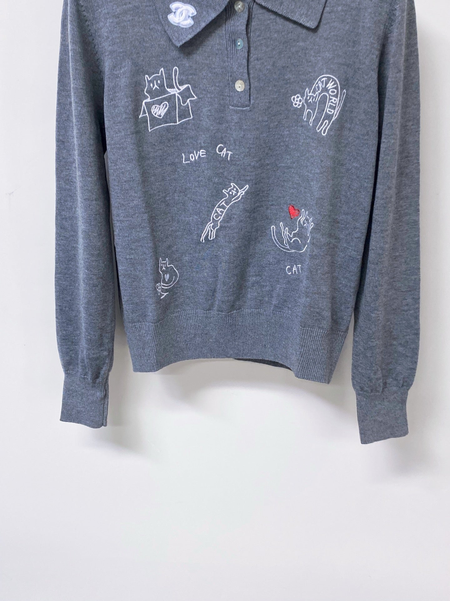 CHANEL 26S KNIT POLO SWEATER 1751