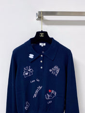 CHANEL 26S KNIT POLO SWEATER 1752