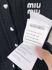 MIUMIU 26S KNIT CARDIGAN 1528
