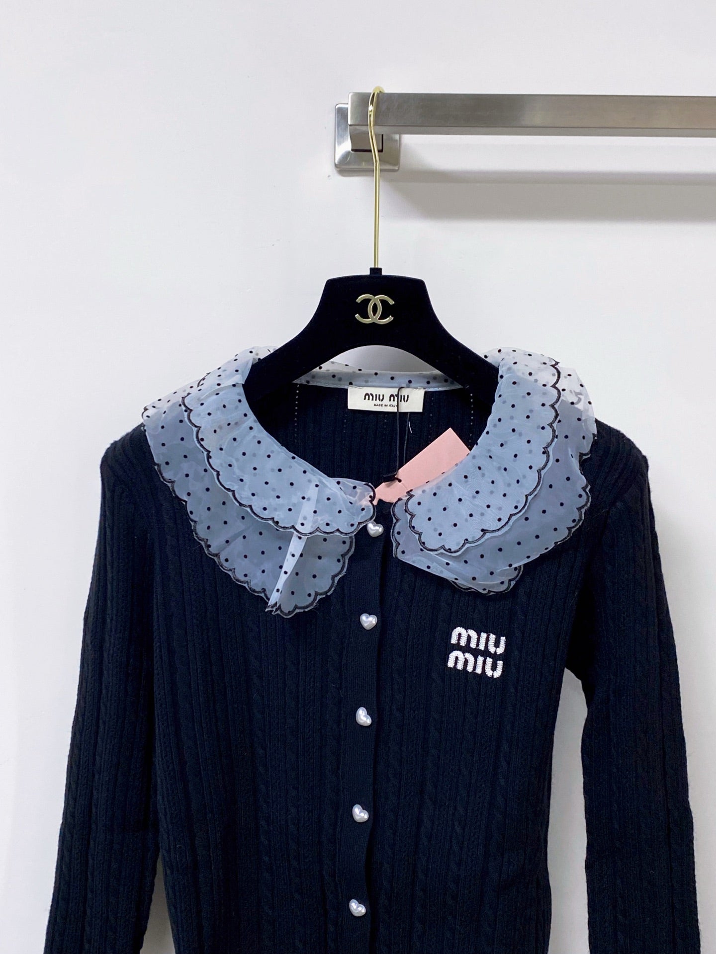 MIUMIU 26S KNIT CARDIGAN 1528