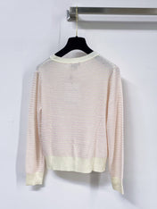CHANEL 26S CREW-NECK KNIT SWEATER 1750