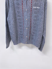 MIUMIU 26S KNIT CARDIGAN 1524