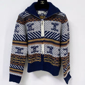 CELINE 26S ZIP-UP KNIT CARDIGAN 659