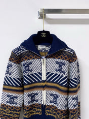 CELINE 26S ZIP-UP KNIT CARDIGAN 659