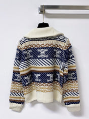 CELINE 26S ZIP-UP KNIT CARDIGAN 658