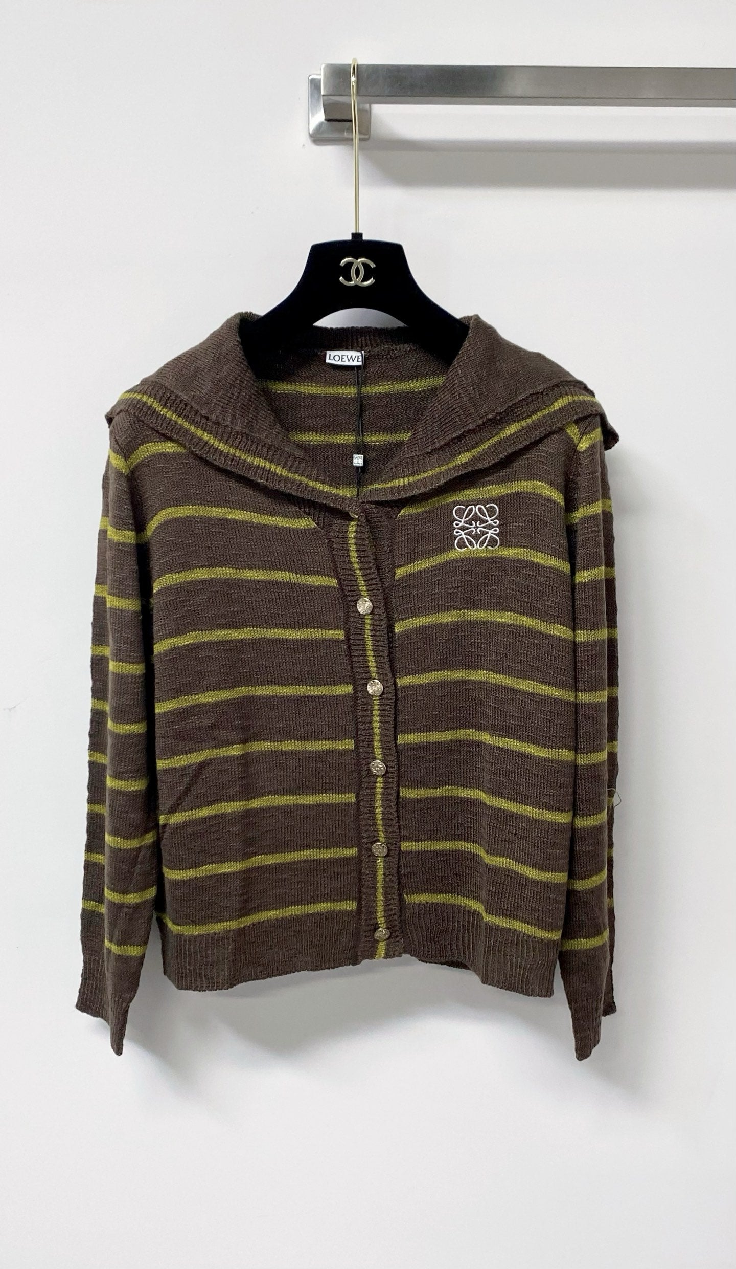 LOEWE 26S COLLAR KNIT CARDIGAN 668