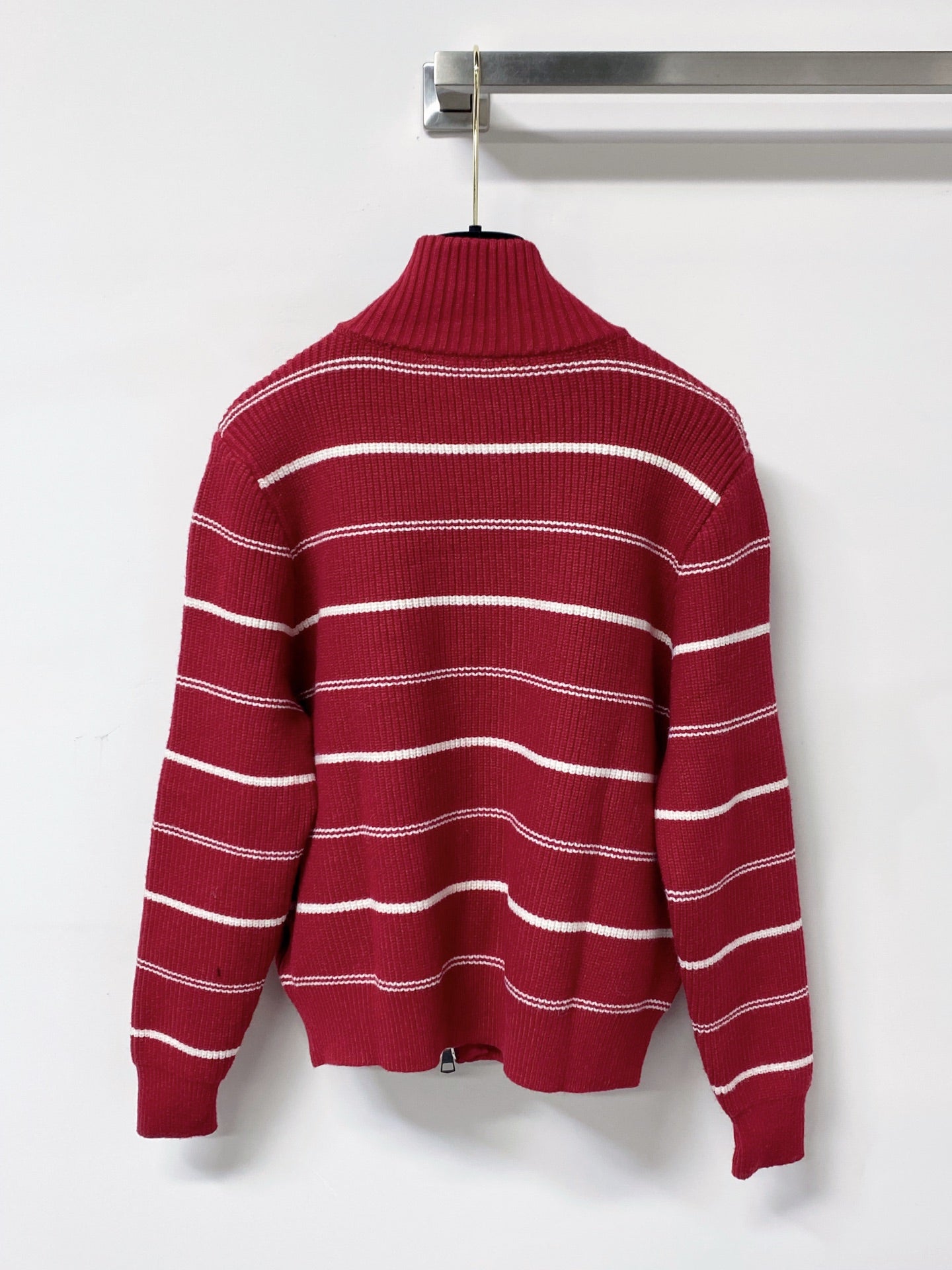 PRADA 26S ZIP-UP KNIT CARDIGAN 1334