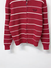PRADA 26S ZIP-UP KNIT CARDIGAN 1334