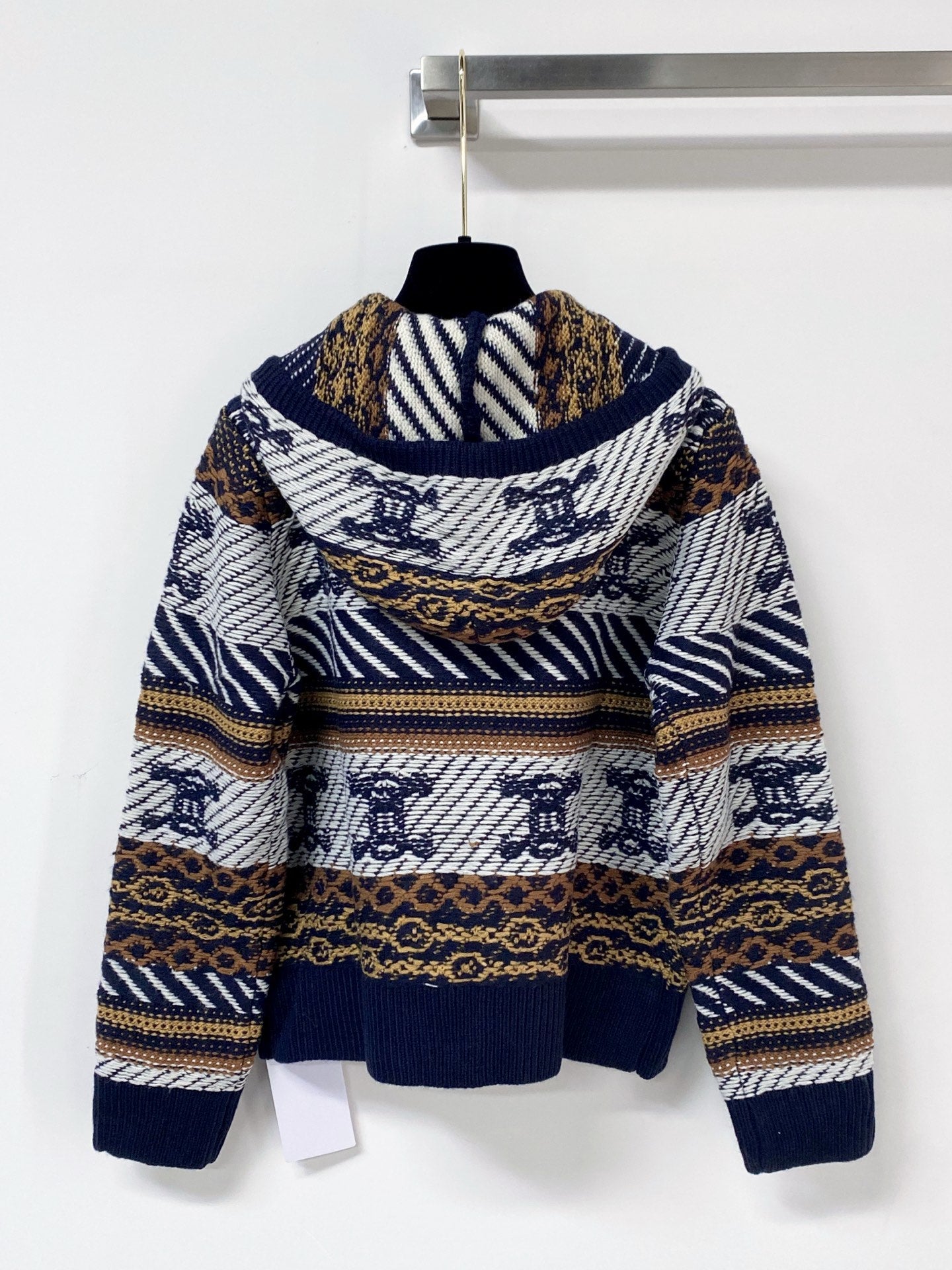 CELINE 26S ZIP-UP KNIT HOODIE 623