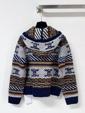 CELINE 26S ZIP-UP KNIT HOODIE 623