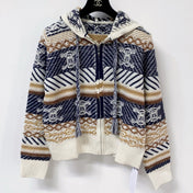 CELINE 26S ZIP-UP KNIT HOODIE 622